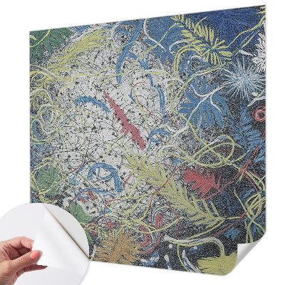 Motivtapete fürs Wohnzimmer Pflanzenwirbel