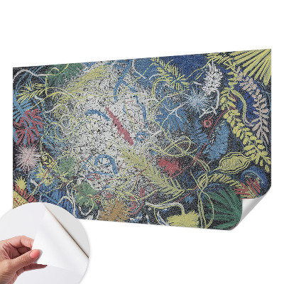 Motivtapete fürs Wohnzimmer Pflanzenwirbel