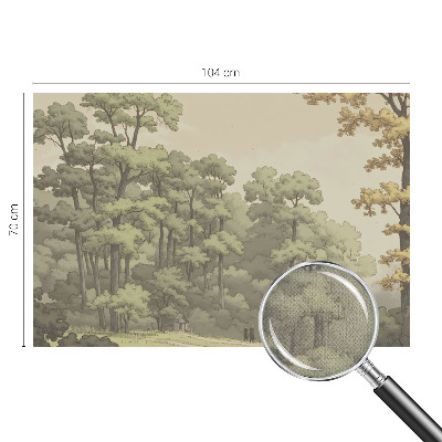 Vintage tapete Waldidylle