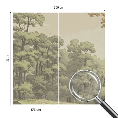 Vintage tapete Waldidylle