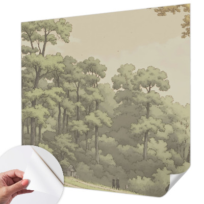 Vintage tapete Waldidylle