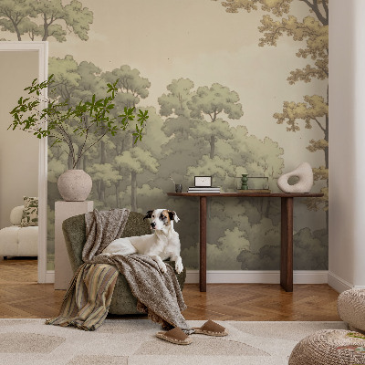 Vintage tapete Waldidylle