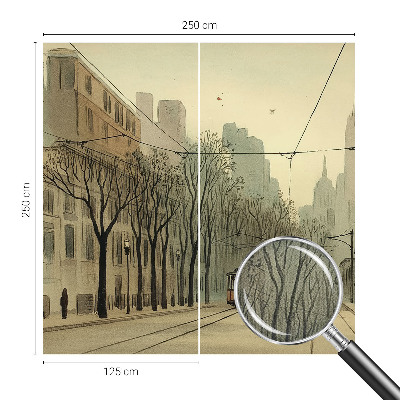 Selbstklebende Fototapete für die Wand Urbane Symmetrie