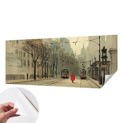 Selbstklebende Fototapete für die Wand mit einem Motiv namens „Urbane Symmetrie“