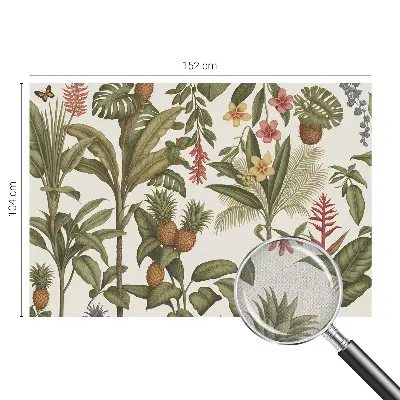 Selbstklebende Fototapete fürs Wohnzimmer mit exotischem Naturmotiv