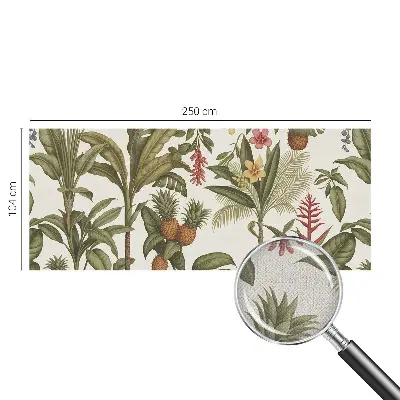 Selbstklebende Fototapete fürs Wohnzimmer mit exotischem Naturmotiv