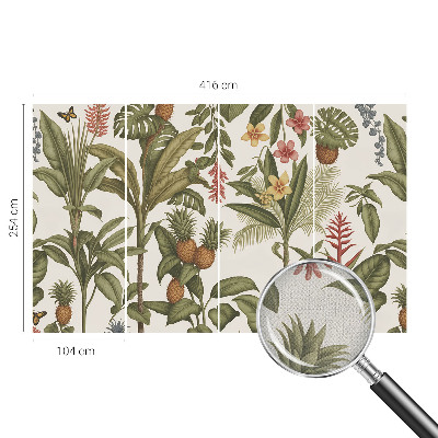 Selbstklebende Fototapete fürs Wohnzimmer Exotische Natur