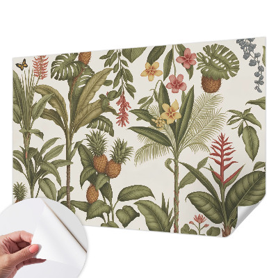 Selbstklebende Fototapete fürs Wohnzimmer Exotische Natur