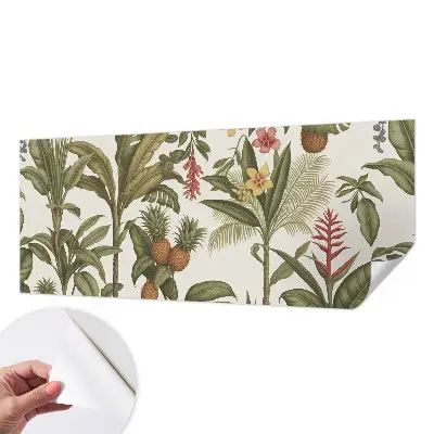Selbstklebende Fototapete fürs Wohnzimmer mit exotischem Naturmotiv