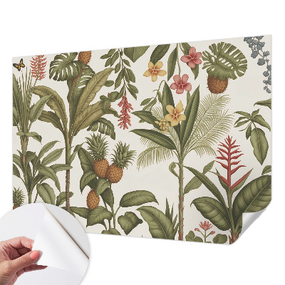 Selbstklebende Fototapete fürs Wohnzimmer Exotische Natur