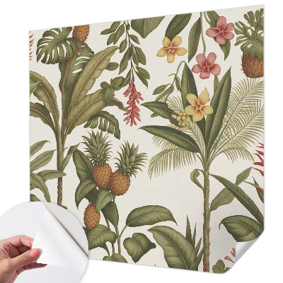 Selbstklebende Fototapete fürs Wohnzimmer Exotische Natur