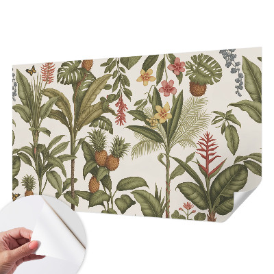 Selbstklebende Fototapete fürs Wohnzimmer Exotische Natur