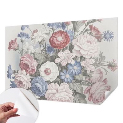 61D-Fototapete Bunter Blumenstrauß