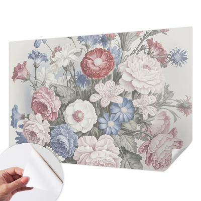 61D-Fototapete Bunter Blumenstrauß