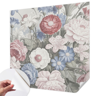 61D-Fototapete Bunter Blumenstrauß