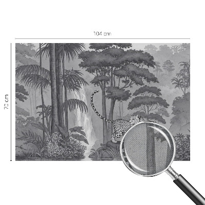 Fototapete in 3D-Optik Tropischer Dschungel