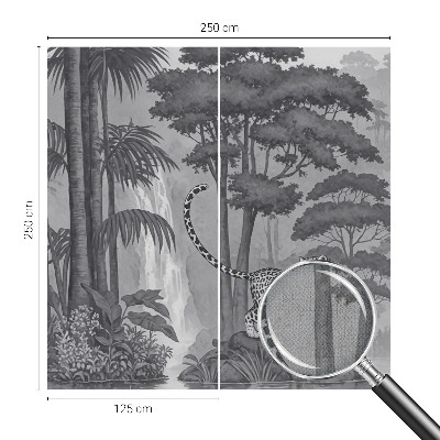 Fototapete in 3D-Optik Tropischer Dschungel