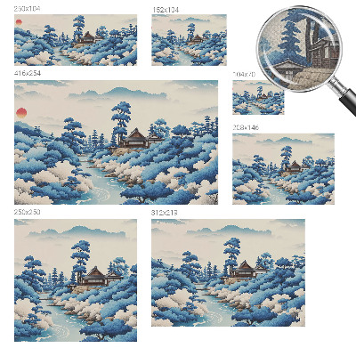 61D-Fototapete fürs Schlafzimmer Friedliche Natur