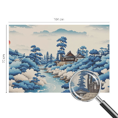 61D-Fototapete fürs Schlafzimmer Friedliche Natur