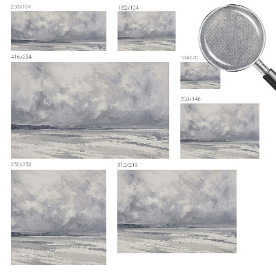 61D-Fototapete fürs Wohnzimmer Ein Sturm am Horizont