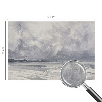 61D-Fototapete fürs Wohnzimmer Ein Sturm am Horizont