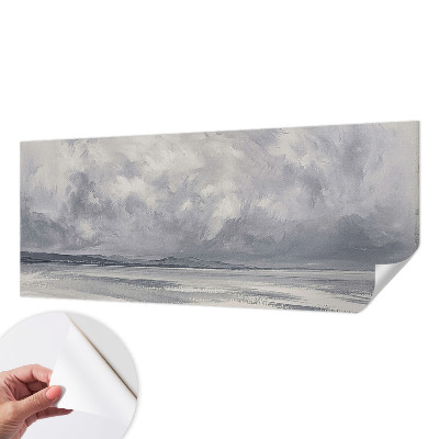 61D-Fototapete fürs Wohnzimmer Ein Sturm am Horizont