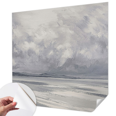 61D-Fototapete fürs Wohnzimmer Ein Sturm am Horizont