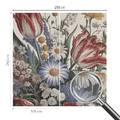 Fototapete nach Maß mit Motiv eines Blumenstraußes