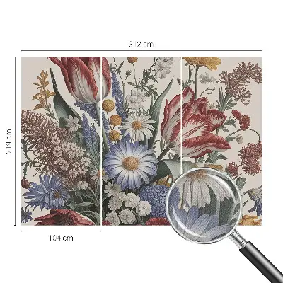 Fototapete nach Maß mit Motiv eines Blumenstraußes