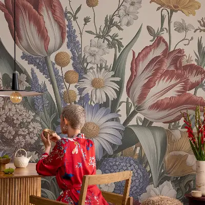 Fototapete nach Maß mit Motiv eines Blumenstraußes