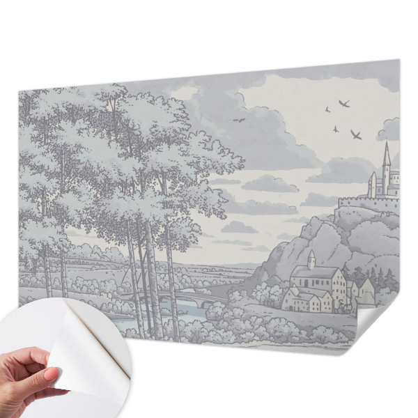 Motivtapete nach Maß Märchenhafte Landschaft