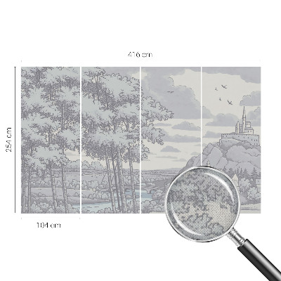 Motivtapete nach Maß Märchenhafte Landschaft