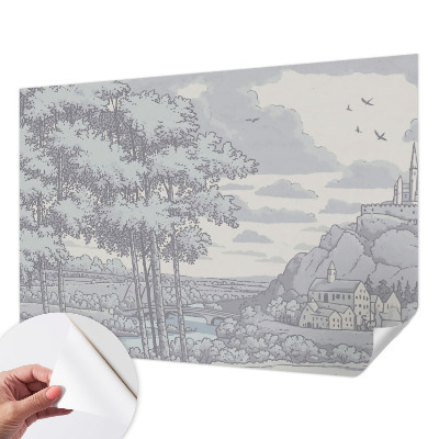 Motivtapete nach Maß Märchenhafte Landschaft