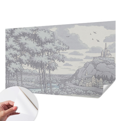 Motivtapete nach Maß Märchenhafte Landschaft