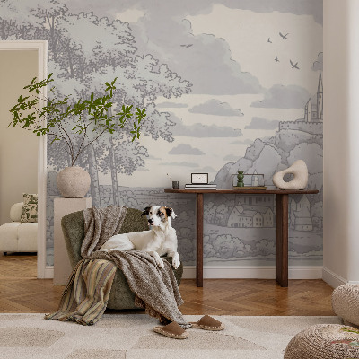 Motivtapete nach Maß Märchenhafte Landschaft