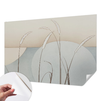 Vintage tapete Sanfte Gräser