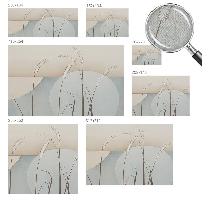 Vintage tapete Sanfte Gräser