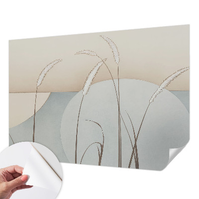 Vintage tapete Sanfte Gräser