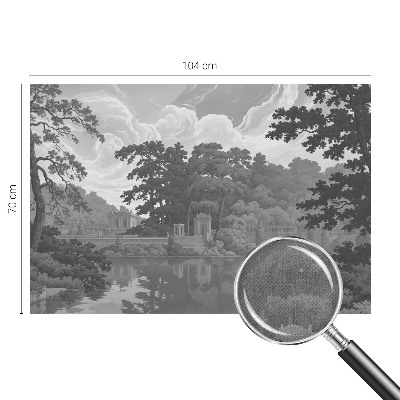 Selbstklebende Fototapete fürs Wohnzimmer mit Motiv einer Naturlandschaft