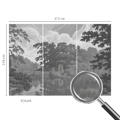 Selbstklebende Fototapete fürs Wohnzimmer mit Motiv einer Naturlandschaft