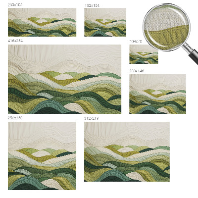 Selbstklebende Fototapete fürs Kinderzimmer Fabric Hills