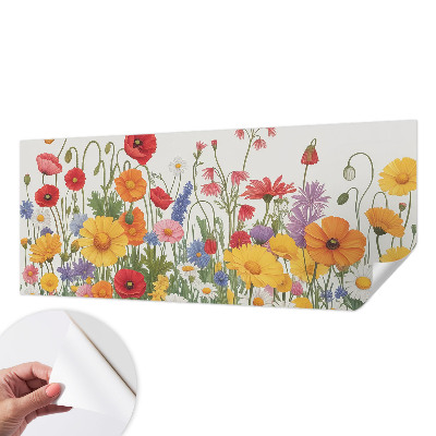 Motivtapete nach Maß mit Blumenwiesen-Motiv