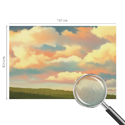 Vintage tapete Himmel Wolken