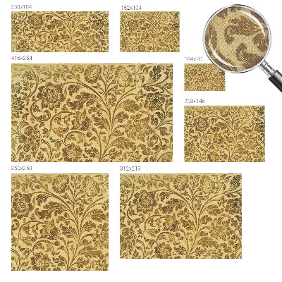 Selbstklebende Fototapete Blumenmuster