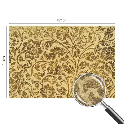 Selbstklebende Fototapete mit Blumenmuster