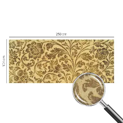Selbstklebende Fototapete mit Blumenmuster