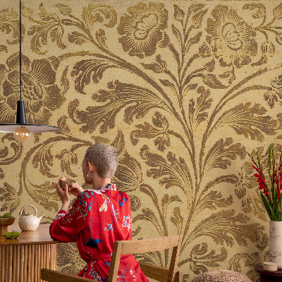 Selbstklebende Fototapete Blumenmuster