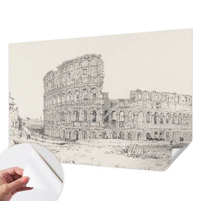 Selbstklebende Fototapete für die Wand Antike Ruinen