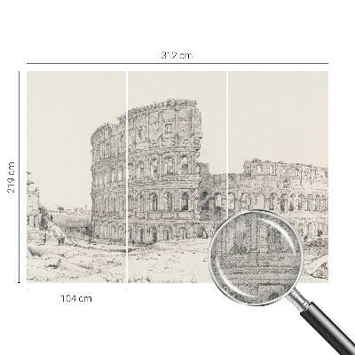 Selbstklebende Fototapete für die Wand Antike Ruinen