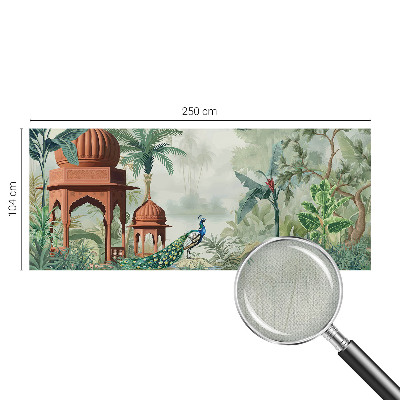 Selbstklebende Fototapete fürs Schlafzimmer Peacock Gardens